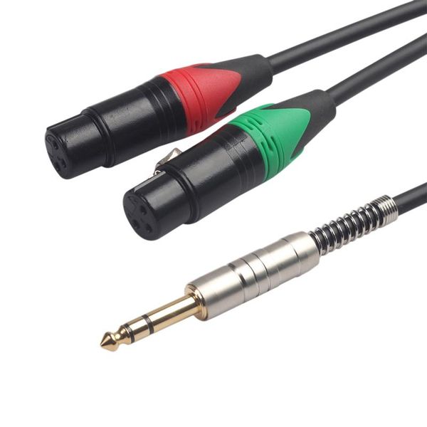 audio cables & connectors tc030ky03 full copper wire 6.35 revolution double xlr female microphone line fully balanced cable
audio cables & connectors tc030ky03 full copper wire 6.35 revolution double xlr female microphone line fully balanced cable
