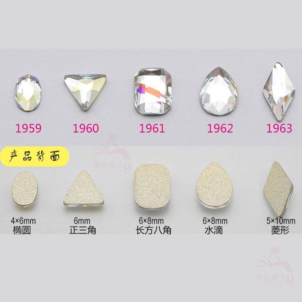 pcs/set nail art jewelry colorful rhinestone special-shaped 5*8mm flatback triangle/oval/rectangle/waterdrop shape decorations, Silver;gold
pcs/set nail art jewelry colorful rhinestone special-shaped 5*8mm flatback triangle/oval/rectangle/waterdrop shape decorations, Silver;gold