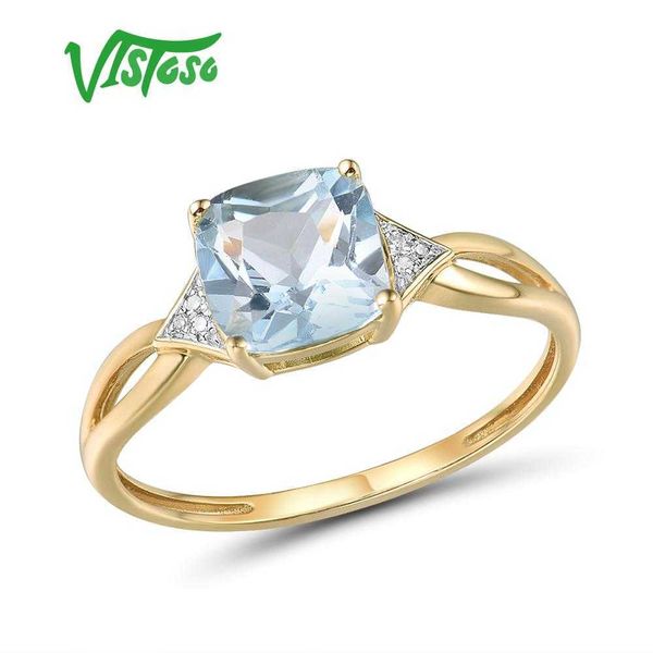 vistoso pure14k 585 yellow gold ring for women sparkling diamond limpid blue z anniversary classic fine jewelry, Golden;silver
vistoso pure14k 585 yellow gold ring for women sparkling diamond limpid blue z anniversary classic fine jewelry, Golden;silver
