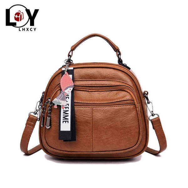 vintage women soft pu leather backpack designer women multi-function anti theft small backpack purse female ladies shoulder bag y1105
vintage women soft pu leather backpack designer women multi-function anti theft small backpack purse female ladies shoulder bag y1105