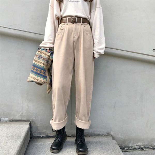 women's jeans vintage for women denim high waist straight autumn winter loose female long pants trousers 2021, Blue
women's jeans vintage for women denim high waist straight autumn winter loose female long pants trousers 2021, Blue