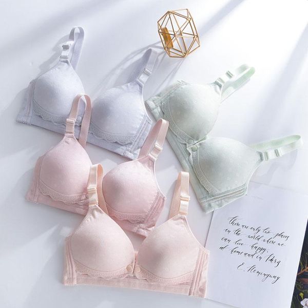 ladies breastfeeding bra with front opening button for easy feeding no steel ring to gather pregnant and lying-in women's breath bras, Red;black
ladies breastfeeding bra with front opening button for easy feeding no steel ring to gather pregnant and lying-in women's breath bras, Red;black