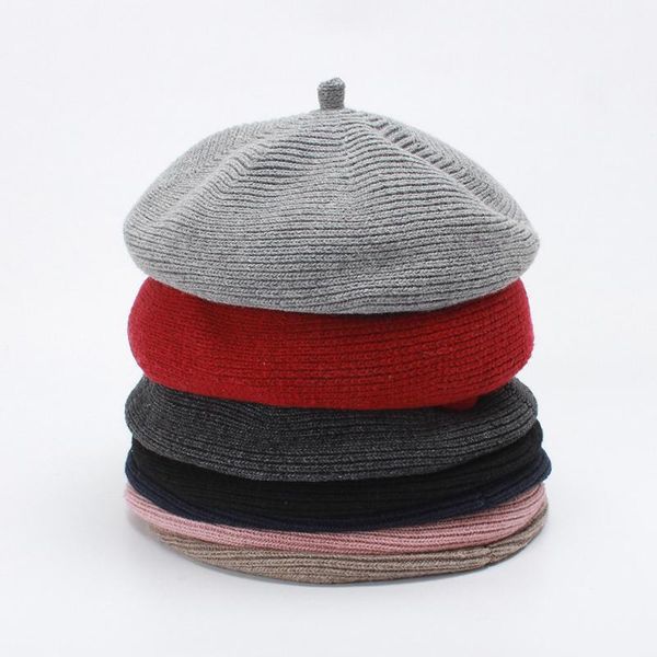berets roseluosi women winter hats solid color wool knitted thick warm beret caps autumn causual female bonia, Blue;gray
berets roseluosi women winter hats solid color wool knitted thick warm beret caps autumn causual female bonia, Blue;gray