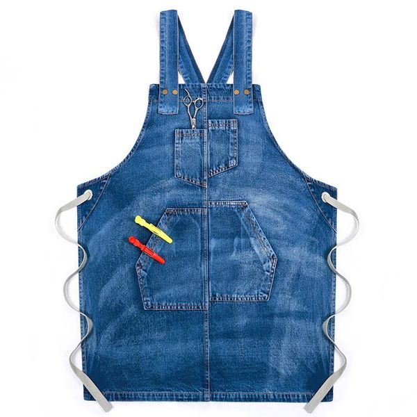 apron work korean fashion custom printed logo barista milk tea shop hairdressing manicure denim overalls men and women aprons
apron work korean fashion custom printed logo barista milk tea shop hairdressing manicure denim overalls men and women aprons