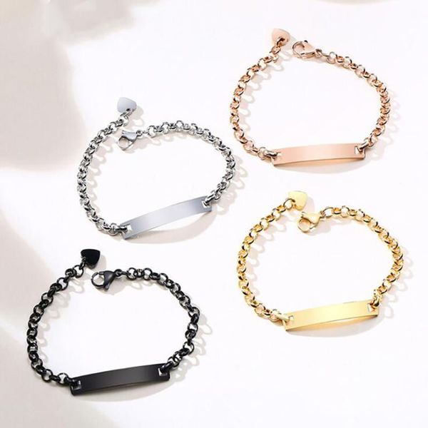 link, chain stainless steel minimalism fashion delicate long bar rolo link bracelet bangle women jewelry gift for him, Black
link, chain stainless steel minimalism fashion delicate long bar rolo link bracelet bangle women jewelry gift for him, Black