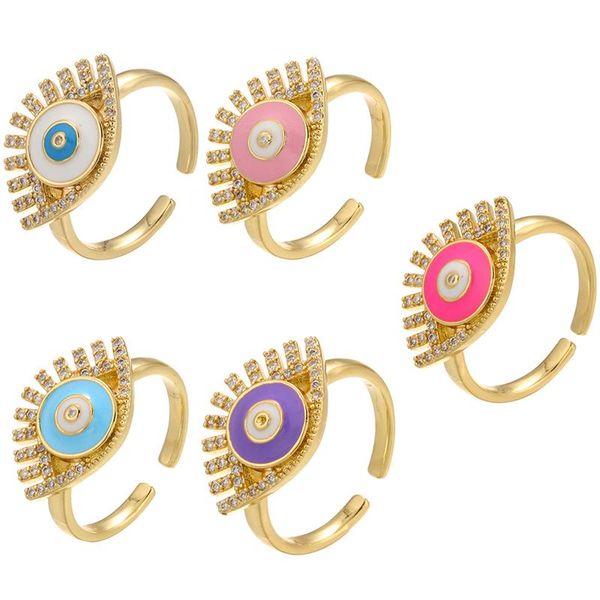 cluster rings summer fashion devil's eye ring 18k gold plated oil enamel female jewelry gift, Golden;silver
cluster rings summer fashion devil's eye ring 18k gold plated oil enamel female jewelry gift, Golden;silver
