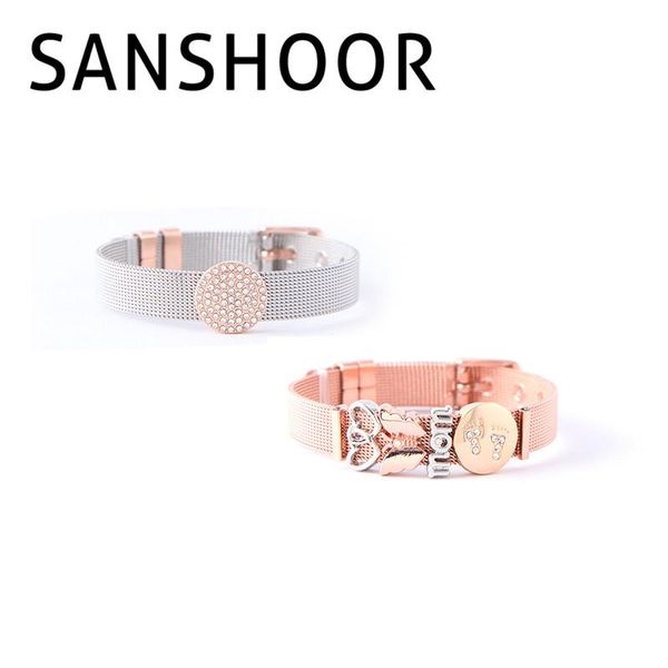 charm bracelets sanshoor butterfly mom babyfeet keys bracelet sets with diy slide charms as mother's day gift, Golden;silver
charm bracelets sanshoor butterfly mom babyfeet keys bracelet sets with diy slide charms as mother's day gift, Golden;silver