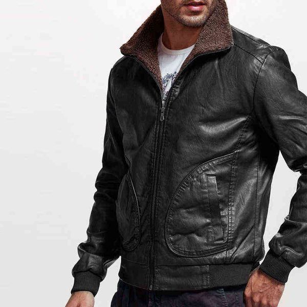winter mens pu jacket thick warm men's motorcycle new fashion windproof leather coat male size 3xl, Black;brown
winter mens pu jacket thick warm men's motorcycle new fashion windproof leather coat male size 3xl, Black;brown
