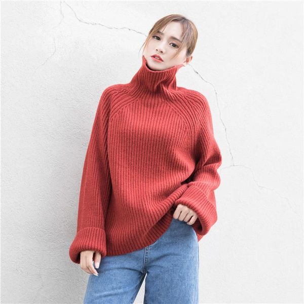 women's sweaters turtleneck thick long sleeve solid color autumn winter female fashion jumper basic soft knitted warm, White;black
women's sweaters turtleneck thick long sleeve solid color autumn winter female fashion jumper basic soft knitted warm, White;black
