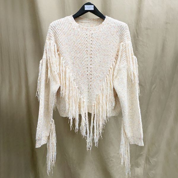 knits tassel oversized cropped womens sweaters round neck long sleeve pullovers sweater sueter mujer, White
knits tassel oversized cropped womens sweaters round neck long sleeve pullovers sweater sueter mujer, White