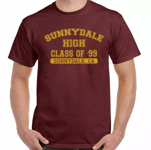 buffy the vampire slayer t-shirt sunnydale high class of '99 mens funny inspired, White;black
buffy the vampire slayer t-shirt sunnydale high class of '99 mens funny inspired, White;black