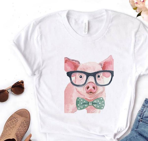 womens pig bow print women tshirt cotton casual funny t shirt gift for lady yong girl tee pm, White
womens pig bow print women tshirt cotton casual funny t shirt gift for lady yong girl tee pm, White