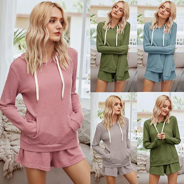 women's tracksuits hooded long sleeve shorts suit women casual solid home 2 piece sets outfits sweatsuits for female s14u, Gray
women's tracksuits hooded long sleeve shorts suit women casual solid home 2 piece sets outfits sweatsuits for female s14u, Gray
