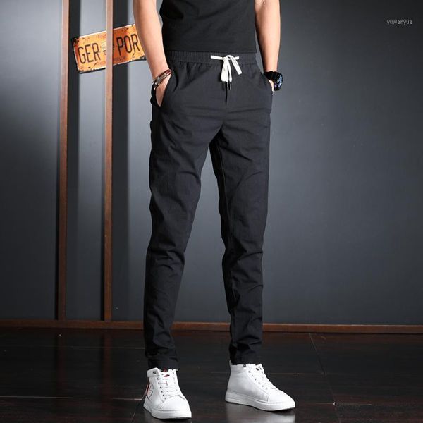men's pants summer men elastic waist casual korean streetwear lightweight cotton gray slim fit trousers 28-38, Black
men's pants summer men elastic waist casual korean streetwear lightweight cotton gray slim fit trousers 28-38, Black