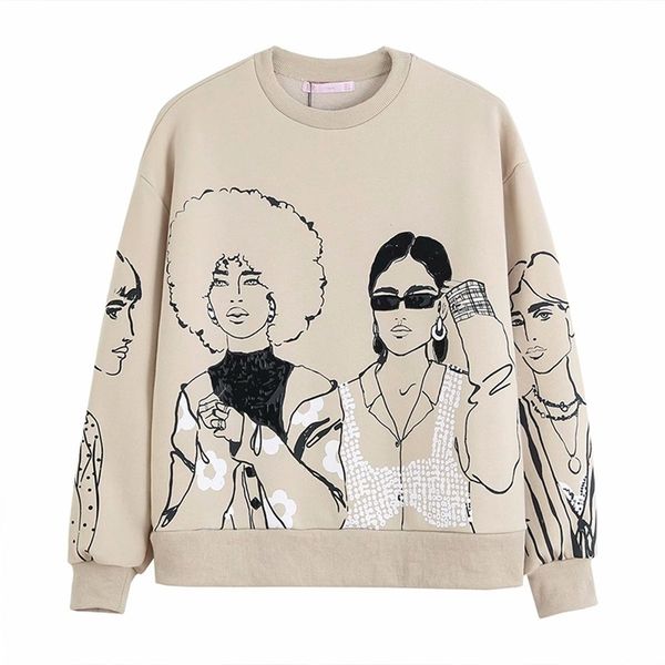 women spring autumn o-neck loose sweatshirts hoodies long sleeve print cartoon pullovers female fashion street clothes fh338 210513, Black
women spring autumn o-neck loose sweatshirts hoodies long sleeve print cartoon pullovers female fashion street clothes fh338 210513, Black