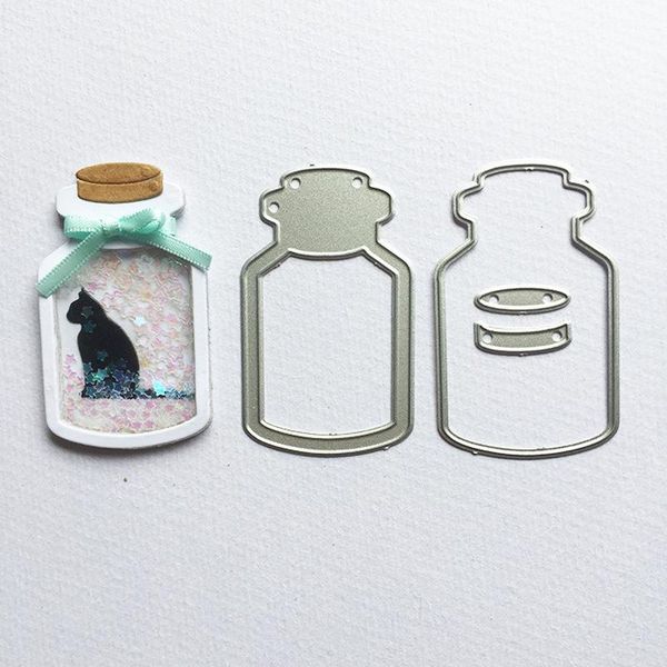 painting supplies scrap booking wishing bottle metal cutting dies craft cut frame embossing stamps stencil paper shaker card making 2 styles
painting supplies scrap booking wishing bottle metal cutting dies craft cut frame embossing stamps stencil paper shaker card making 2 styles