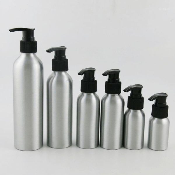 300pcs 1oz 4oz 5oz 50ml 100ml auminum lotion pump bottle metal cream e liquid cosmetic container with white black plastic cap storage bottle
300pcs 1oz 4oz 5oz 50ml 100ml auminum lotion pump bottle metal cream e liquid cosmetic container with white black plastic cap storage bottle