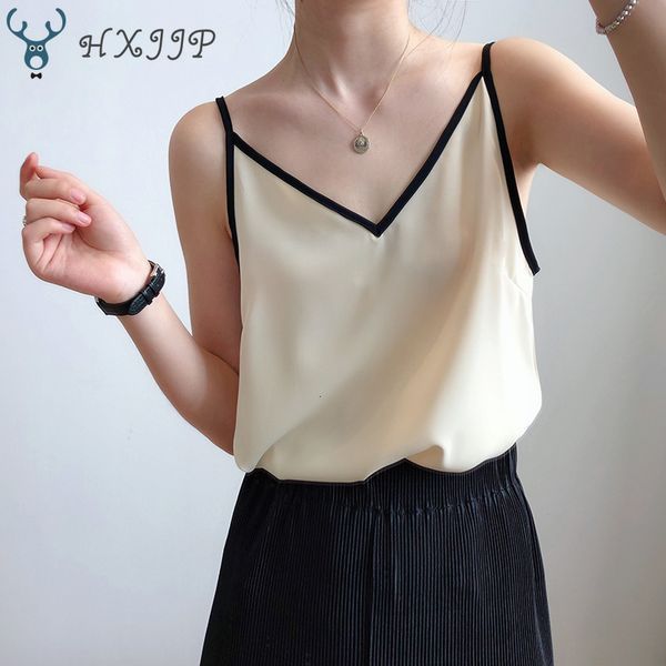 women's tanks & camis hxjp satin chiffon nightgown summer wear v-neck underwear tie bottom silk with no sleeves top, White
women's tanks & camis hxjp satin chiffon nightgown summer wear v-neck underwear tie bottom silk with no sleeves top, White
