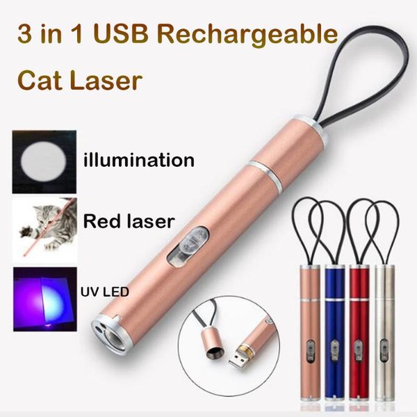 cat toys 3 in 1 pet toy funny red uv laser pointer usb rechargeable pen for interactive
cat toys 3 in 1 pet toy funny red uv laser pointer usb rechargeable pen for interactive