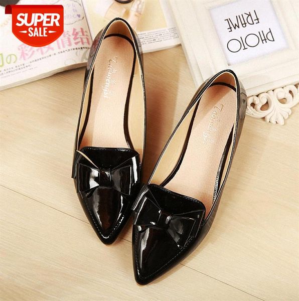 women's shoes pointed sweet bowknot soft-soled scoop flat single large size 33-43 #a61h
women's shoes pointed sweet bowknot soft-soled scoop flat single large size 33-43 #a61h