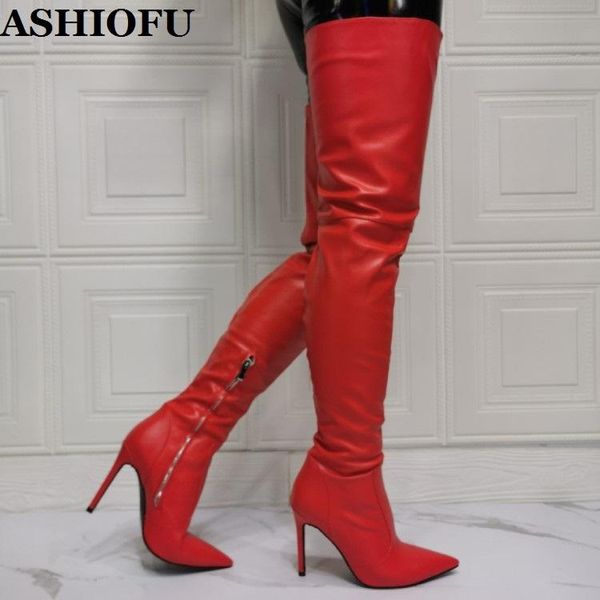 boots ashiofu womens high heels night-club party prom over knee real-pics evening fashion red winter, Black
boots ashiofu womens high heels night-club party prom over knee real-pics evening fashion red winter, Black
