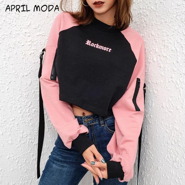 women's hoodies & sweatshirts vintage punk kpop women gothic autumn 2021 patchwork hip hop harajuku imitation embroidery korean style, Black
women's hoodies & sweatshirts vintage punk kpop women gothic autumn 2021 patchwork hip hop harajuku imitation embroidery korean style, Black