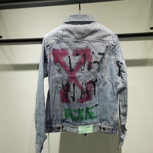style off autumn / winter 2021 new gradient rendering graffiti print jacket couple denim ins trend8ecd, Black;brown
style off autumn / winter 2021 new gradient rendering graffiti print jacket couple denim ins trend8ecd, Black;brown