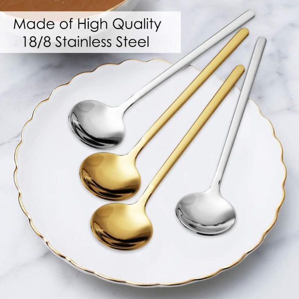 spoons stainless steel luxury small tea coffee spoon for ice cream dessert fruit cutlery kitchen tableware tools
spoons stainless steel luxury small tea coffee spoon for ice cream dessert fruit cutlery kitchen tableware tools