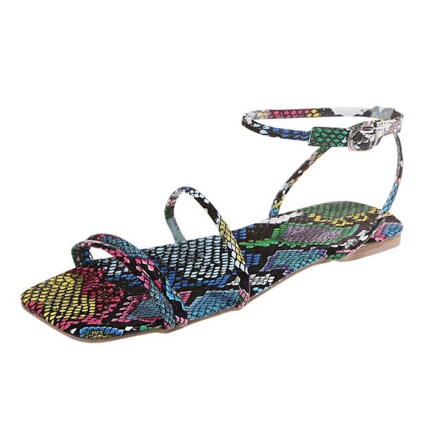 sandals plus size women's 2021 summer snake print fashion strappy mixed color causal shoes woman comfort footwear, Black
sandals plus size women's 2021 summer snake print fashion strappy mixed color causal shoes woman comfort footwear, Black