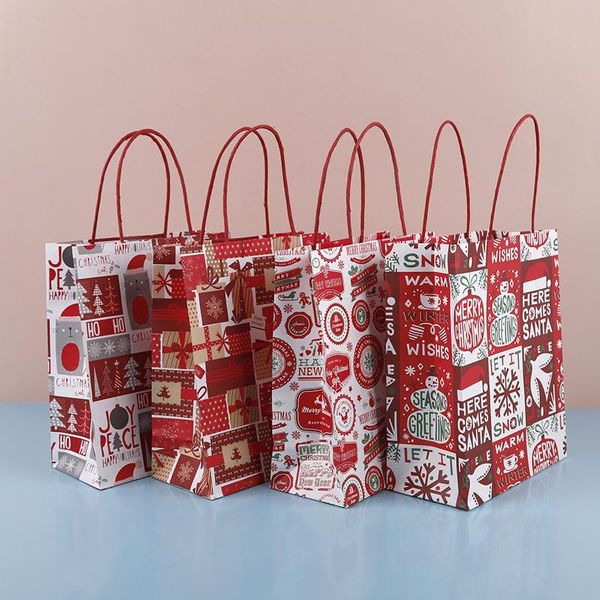 gift wrap christmas paper bag kraft with handle santa claus decorations for home xmas box natale 2021
gift wrap christmas paper bag kraft with handle santa claus decorations for home xmas box natale 2021