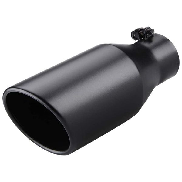 manifold & parts exhaust tip 3 inch inlet 5 outlet 12 overall length bolt on stainless steel black tailpipe
manifold & parts exhaust tip 3 inch inlet 5 outlet 12 overall length bolt on stainless steel black tailpipe