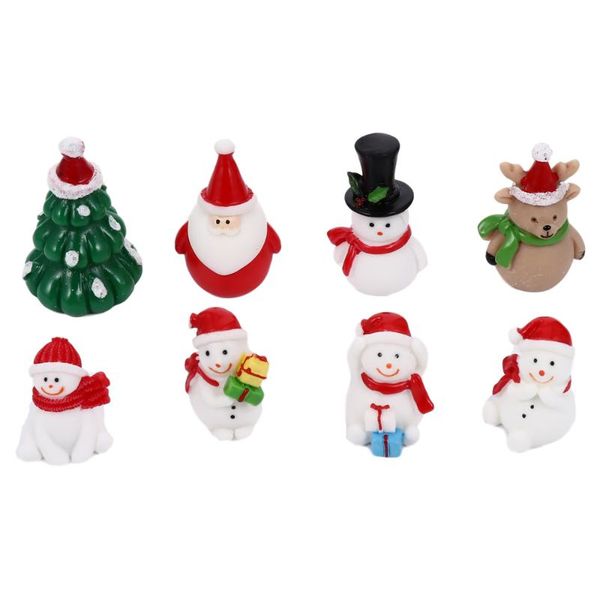 decorative objects & figurines 8pcs christmas miniature ornament festival theme resin crafts decoration
decorative objects & figurines 8pcs christmas miniature ornament festival theme resin crafts decoration