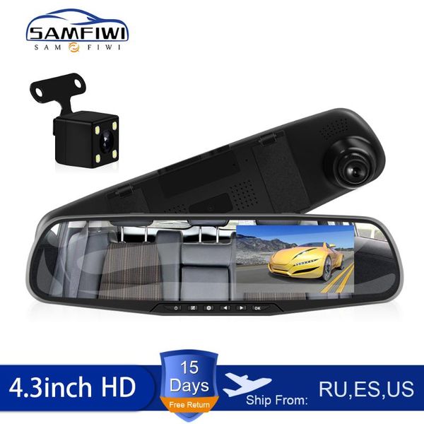 full hd 1080p car dvr camera auto 4.3 inch rearview mirror digital video recorder dual lens registratory camcorder dvrs
full hd 1080p car dvr camera auto 4.3 inch rearview mirror digital video recorder dual lens registratory camcorder dvrs