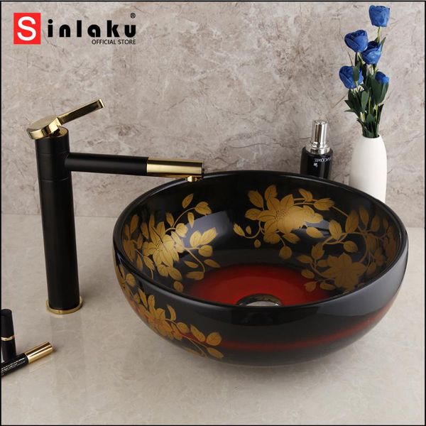 bathroom sink faucets black ceramic washbasin hand-paint bowl lavatory basin combine painting swivel brass faucet mixer tap
bathroom sink faucets black ceramic washbasin hand-paint bowl lavatory basin combine painting swivel brass faucet mixer tap