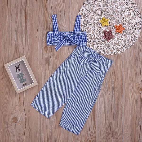 boys and girls suits children's summer middle and small girls' suit nubao plaid bra suspender striped lace pants two piece set, White
boys and girls suits children's summer middle and small girls' suit nubao plaid bra suspender striped lace pants two piece set, White