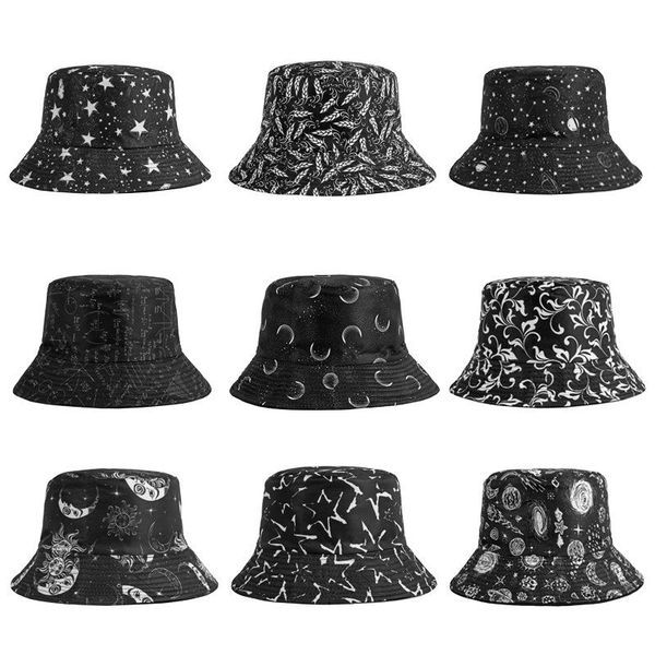 wide brim hats fibonacci reversible black bucket hat constellation galaxy stars print panama cap summer sun for women men gorro, Blue;gray
wide brim hats fibonacci reversible black bucket hat constellation galaxy stars print panama cap summer sun for women men gorro, Blue;gray