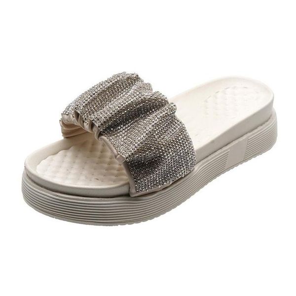 slippers women's shoes 2021 summer korean version of outer wear rhinestone all-match trifle bottom non-slip beach, Black
slippers women's shoes 2021 summer korean version of outer wear rhinestone all-match trifle bottom non-slip beach, Black