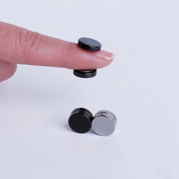 1pair punk titanium steel men strong magnet magnetic ear clip stud set non piercing earrings for boyfriend lover jewelry gift, Golden;silver
1pair punk titanium steel men strong magnet magnetic ear clip stud set non piercing earrings for boyfriend lover jewelry gift, Golden;silver