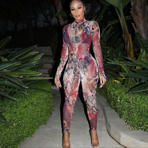 women's jumpsuits & rompers omsj 2021 fashion women mesh bodysuit printing round neck long sleeve high waist skinny casual, Black;white
women's jumpsuits & rompers omsj 2021 fashion women mesh bodysuit printing round neck long sleeve high waist skinny casual, Black;white