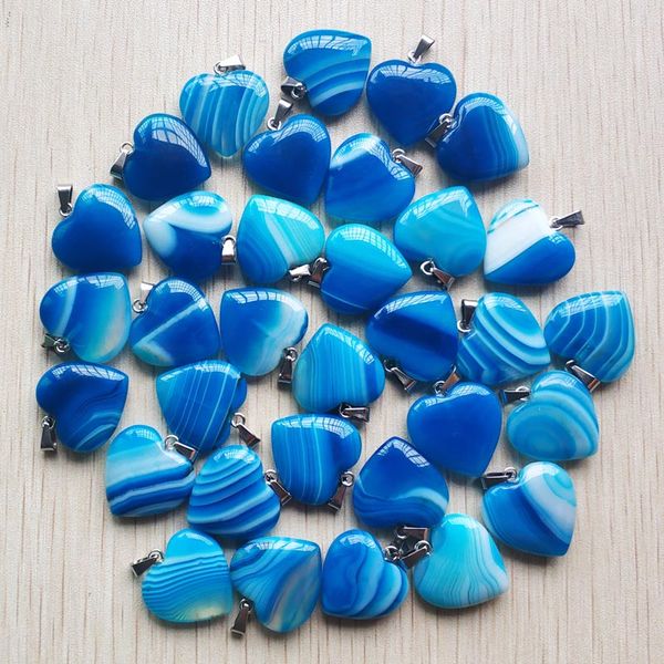 20mm blue stripe onxy dyed heart stone charms pendants for necklace jewelry making, Bronze;silver
20mm blue stripe onxy dyed heart stone charms pendants for necklace jewelry making, Bronze;silver