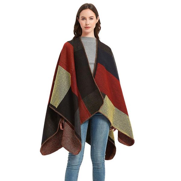 scarves fashion cashmere women geometric knitted casual scarf winter warm shawl long wrap outdoor acrylic female thick split blanket, Blue;gray
scarves fashion cashmere women geometric knitted casual scarf winter warm shawl long wrap outdoor acrylic female thick split blanket, Blue;gray