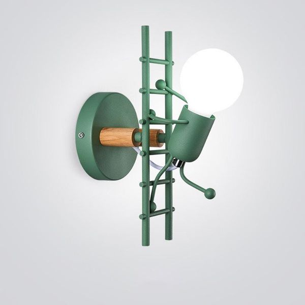 personality art rubber wood villain climbing stairs lampbedroom aisle corridor children's room bedside wall lamp clocks
personality art rubber wood villain climbing stairs lampbedroom aisle corridor children's room bedside wall lamp clocks