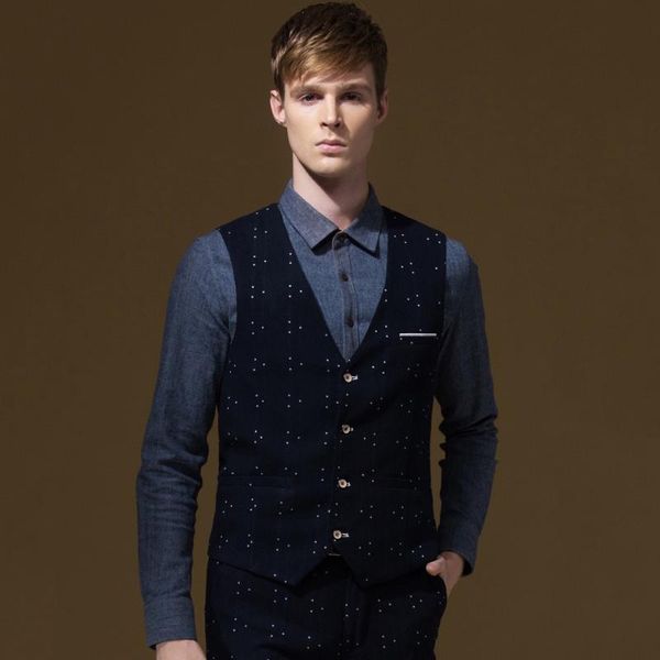 men's vests dandy homme 2021 men autumn blue stripe stars printed formal suits super slim fashion business wedding groom, Black;white
men's vests dandy homme 2021 men autumn blue stripe stars printed formal suits super slim fashion business wedding groom, Black;white