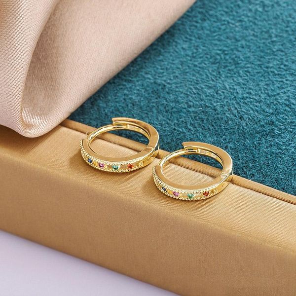 hoop & huggie zhouyang bohemia jewelry ear hoops for women tiny round earrings multicolor zircon punk piercing gold color gifts kbe033, Golden;silver
hoop & huggie zhouyang bohemia jewelry ear hoops for women tiny round earrings multicolor zircon punk piercing gold color gifts kbe033, Golden;silver