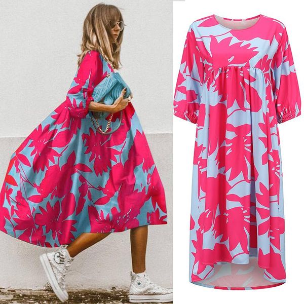 casual dresses bohemian beach dress 2021 summer rose leaf print three-quarter sleeves large mid-length, Black;gray
casual dresses bohemian beach dress 2021 summer rose leaf print three-quarter sleeves large mid-length, Black;gray