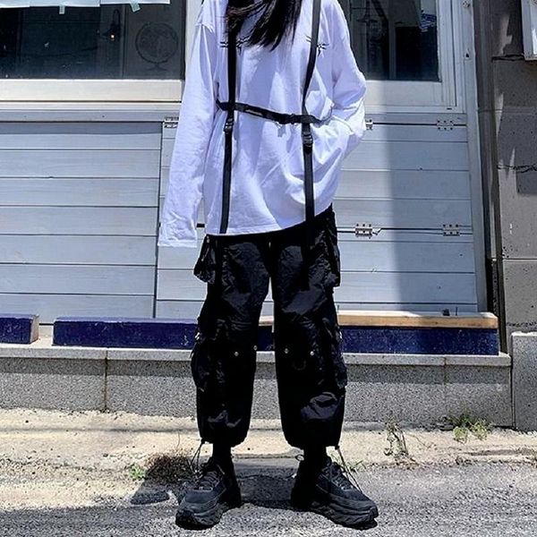 women's pants & capris women techwear harajuku oversize black cargo hippie streetwear pockets wide leg trousers for female gothic jogge, Black;white
women's pants & capris women techwear harajuku oversize black cargo hippie streetwear pockets wide leg trousers for female gothic jogge, Black;white