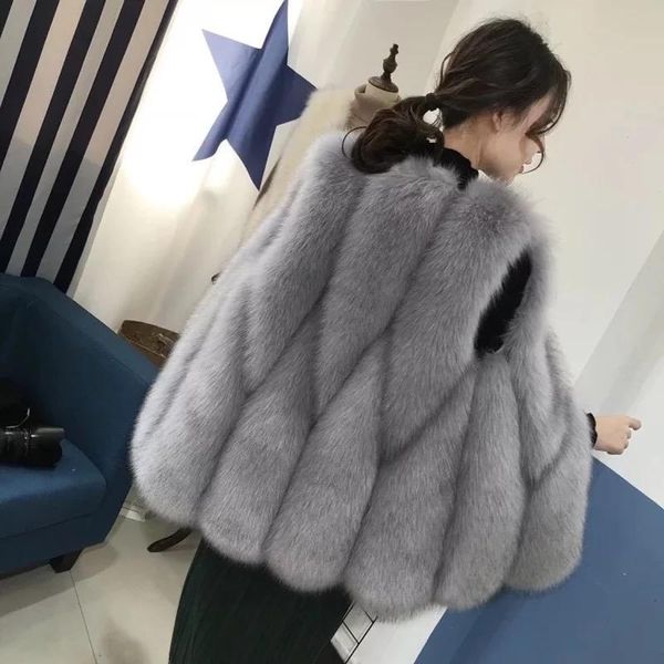 women's fur & faux mink coat 2021 women fashion v-neck sleeveless vest jacket waistcoat elegant long winter warm, Black
women's fur & faux mink coat 2021 women fashion v-neck sleeveless vest jacket waistcoat elegant long winter warm, Black