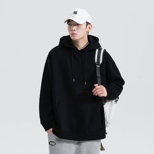 autumn men's drawstring youth solid color fashion brand hooded couple sweater men, Black
autumn men's drawstring youth solid color fashion brand hooded couple sweater men, Black