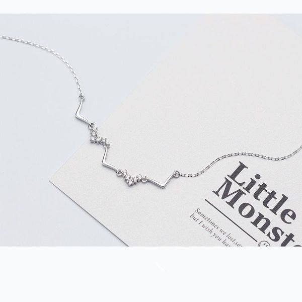 chokers daisies s925 sterling silver cute v letter waves shape with zircon delicate choker necklaces collar women body jewelry gift, Golden;silver
chokers daisies s925 sterling silver cute v letter waves shape with zircon delicate choker necklaces collar women body jewelry gift, Golden;silver
