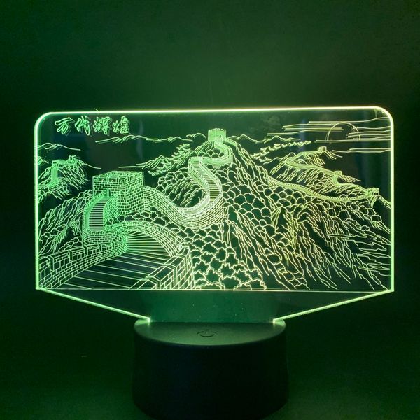 night led light touch sensor 3d desk lamp the great wall of china nightlight room decoration kids friends memorial gift app control
night led light touch sensor 3d desk lamp the great wall of china nightlight room decoration kids friends memorial gift app control